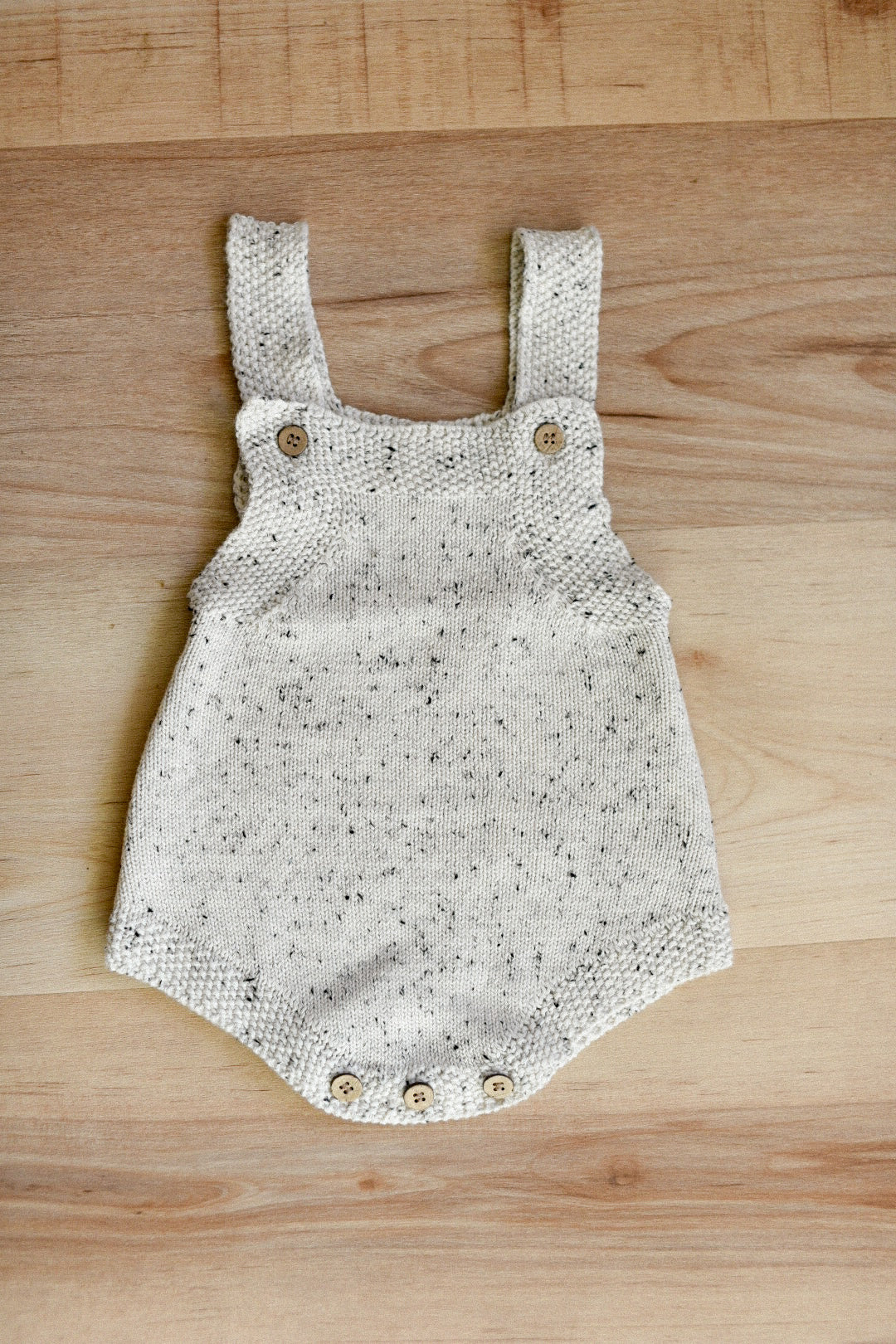 Speckled Knit Romper