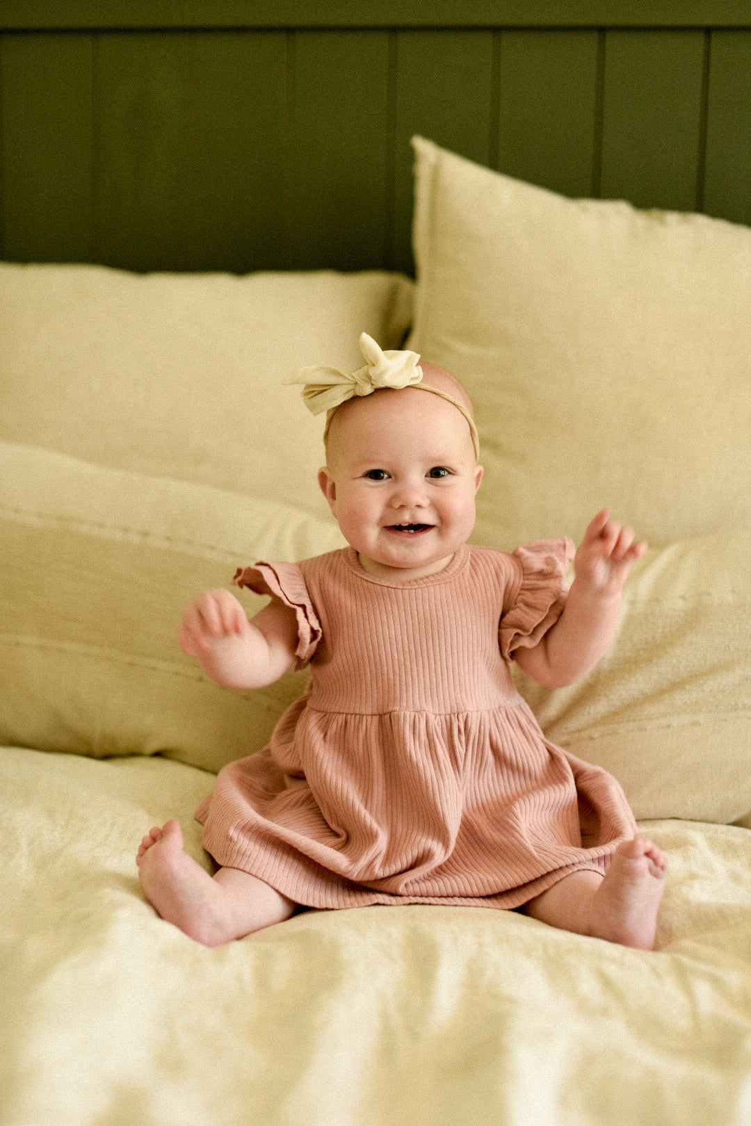 Organic Cotton Ruffle Dress