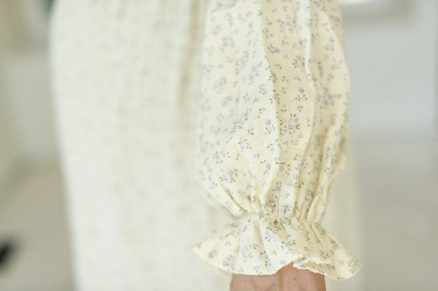 Floral Gauze Smocked Dress