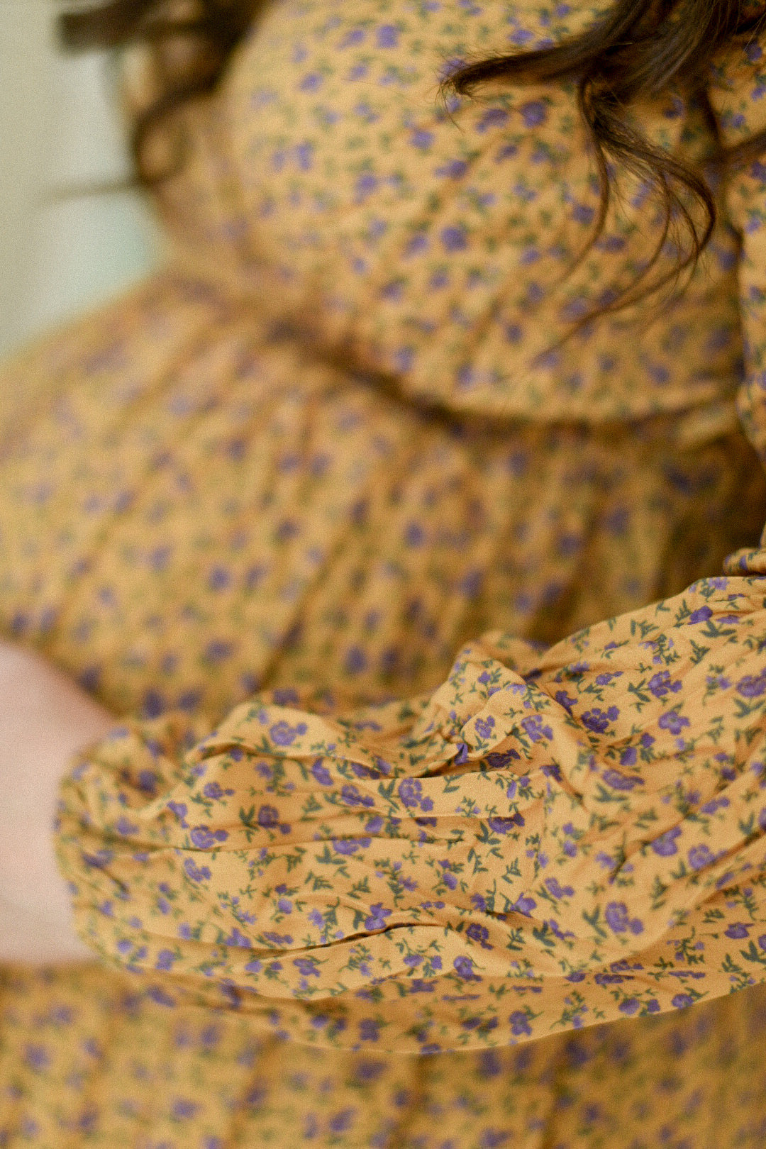 Floral Crinkle Dress