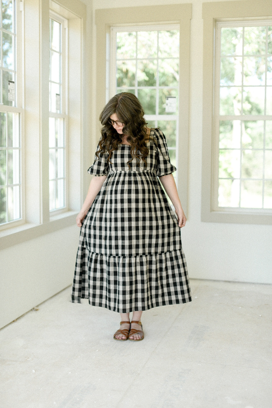 Womens Tiered Mini Dress
