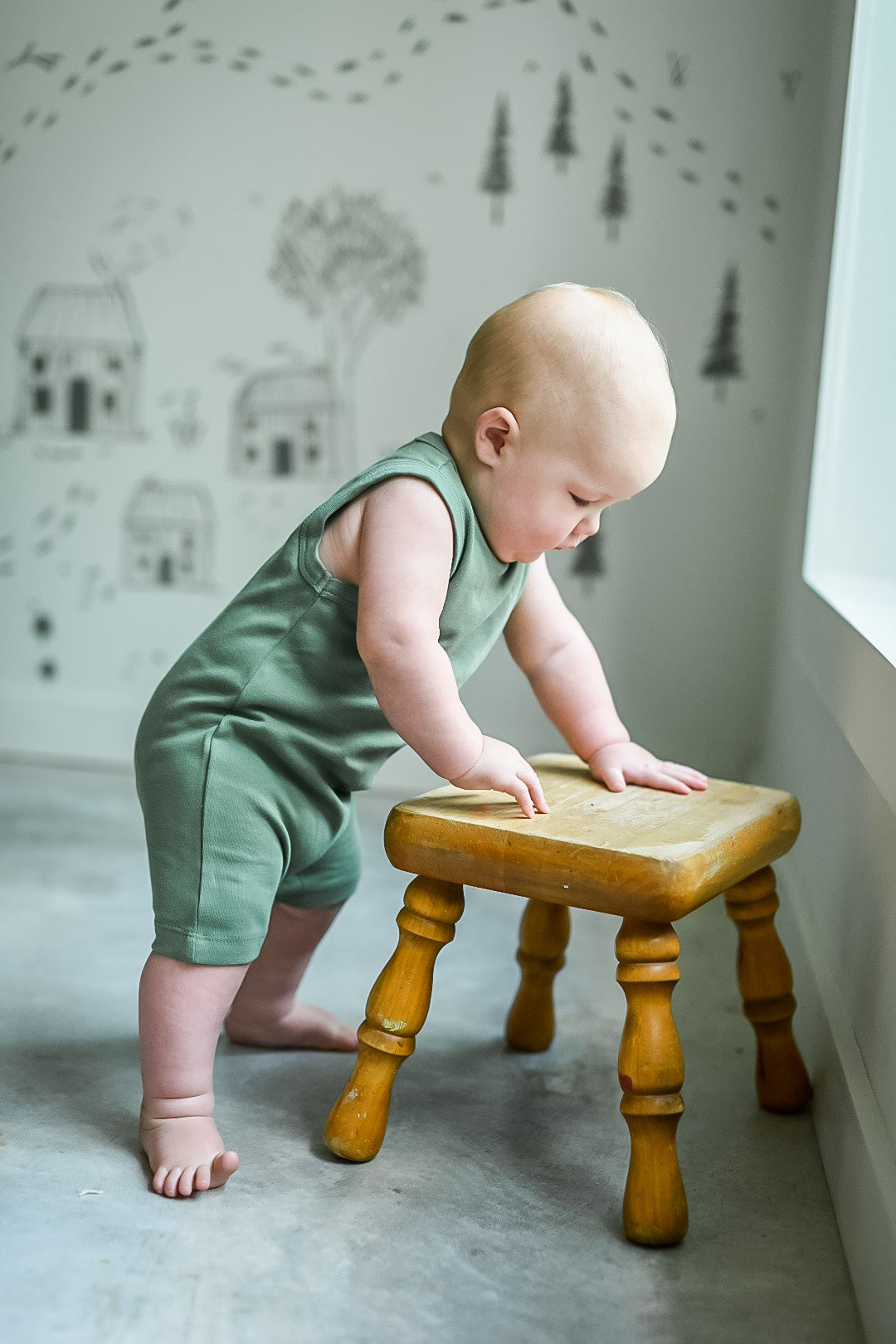 Tank Romper (Rose)