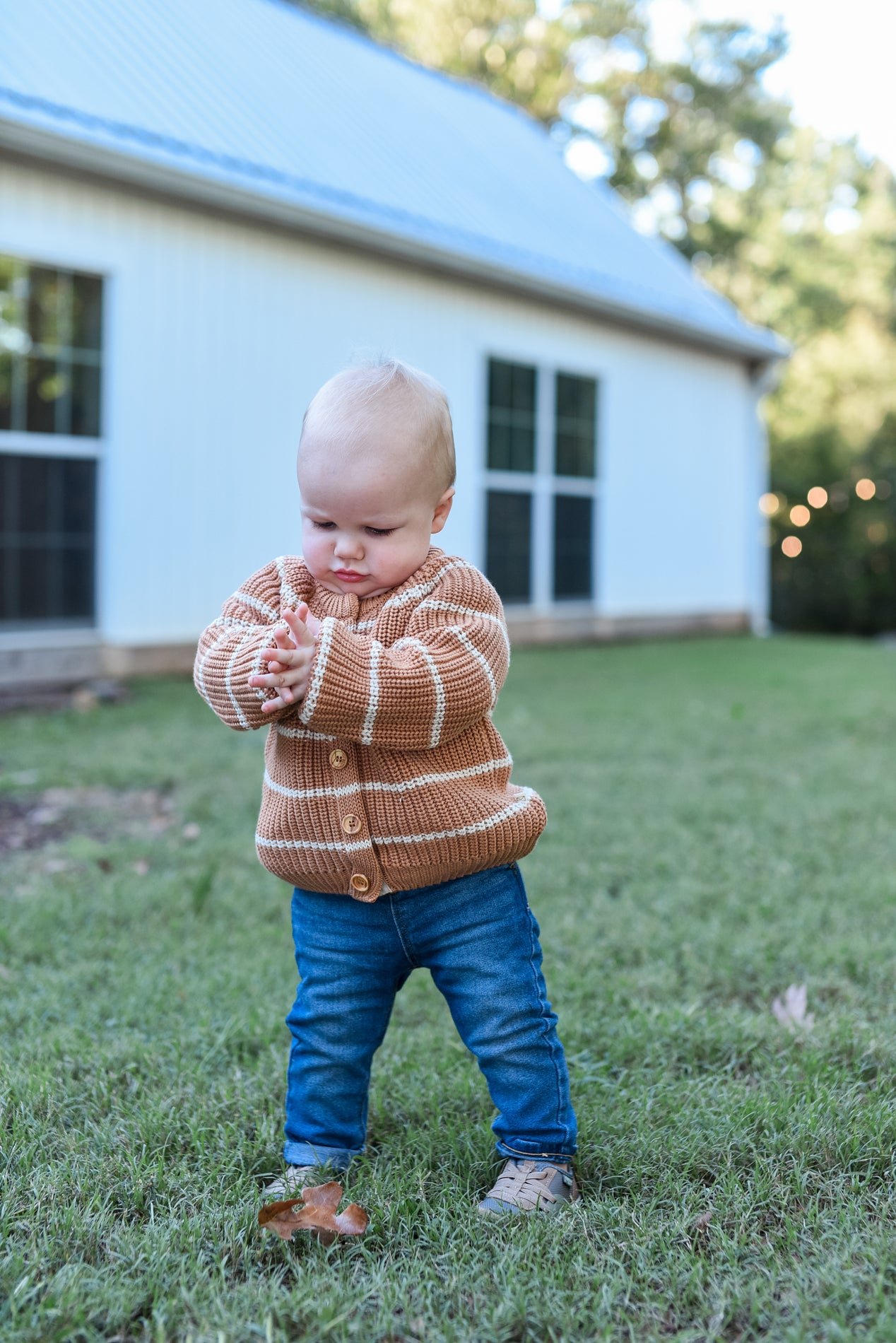 Stripe Cardigan