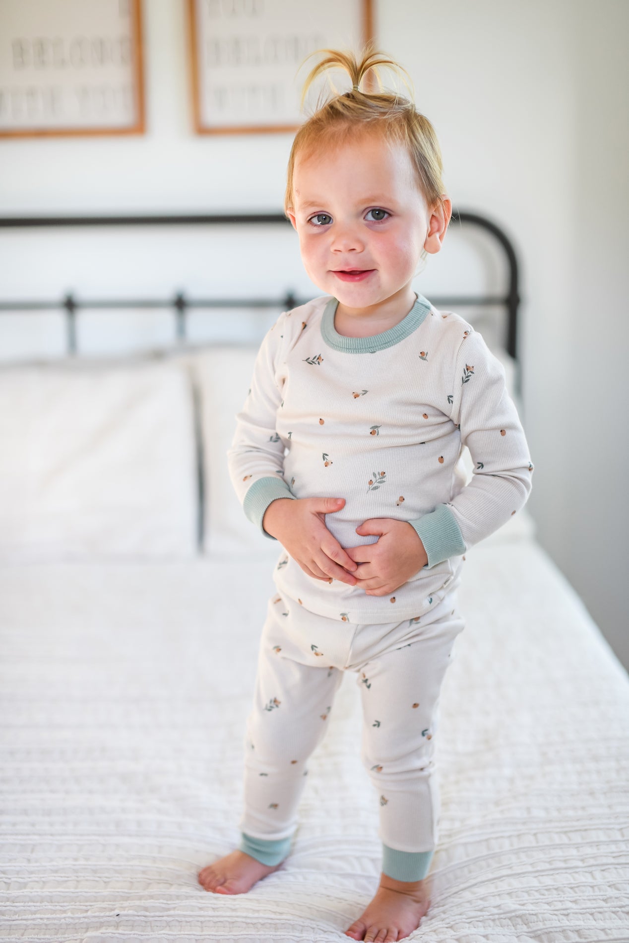 Organic Cotton Floral Bud Pajamas