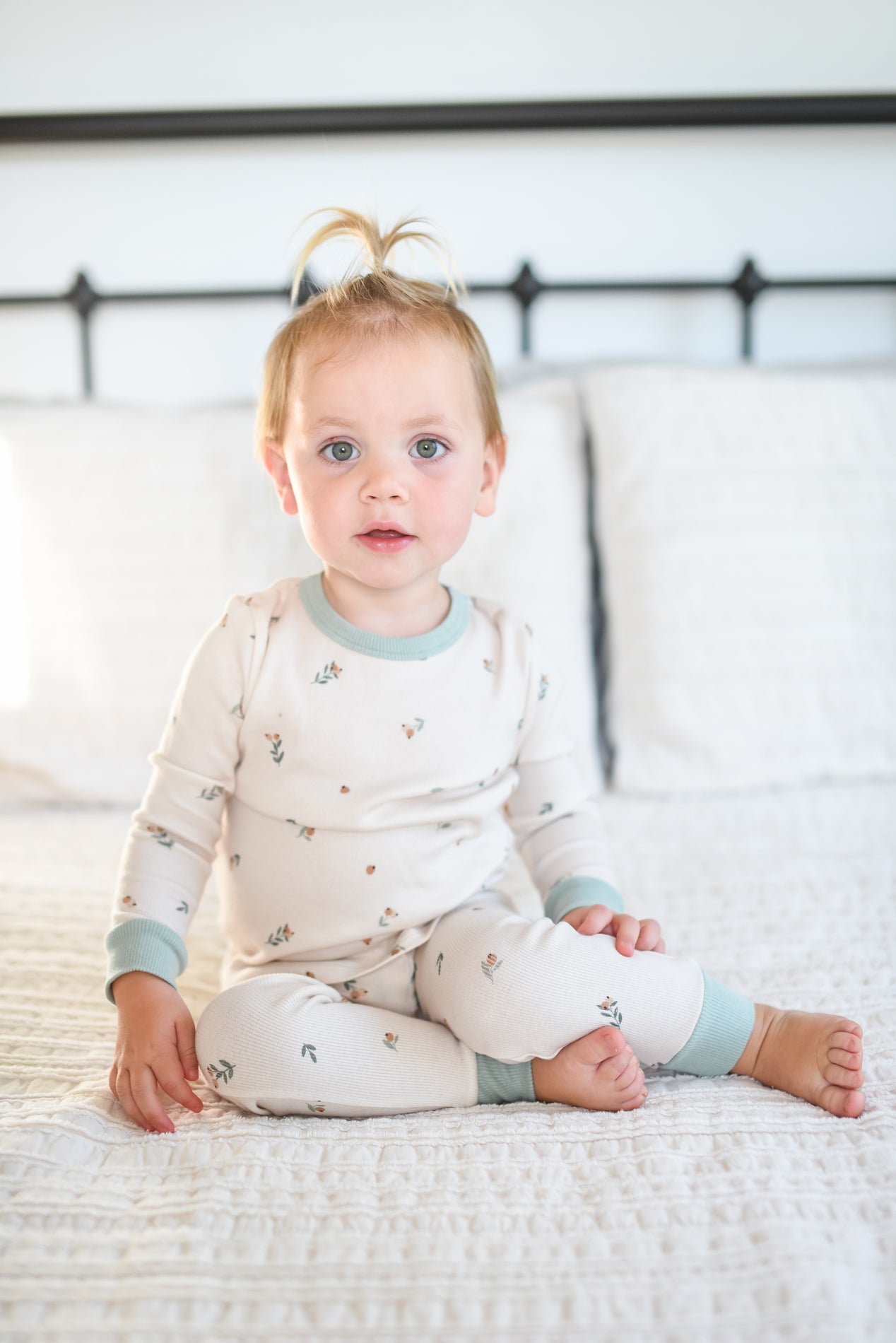 Organic Cotton Floral Bud Pajamas