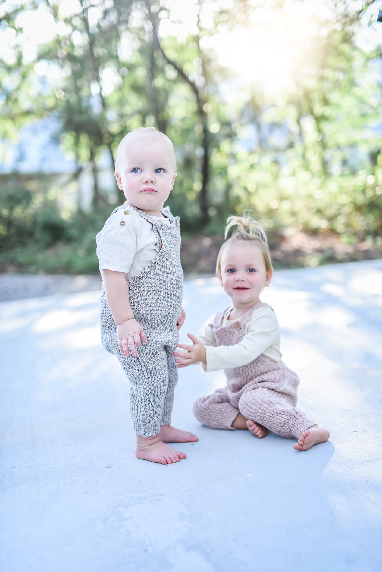 Knit Overalls (two colors)