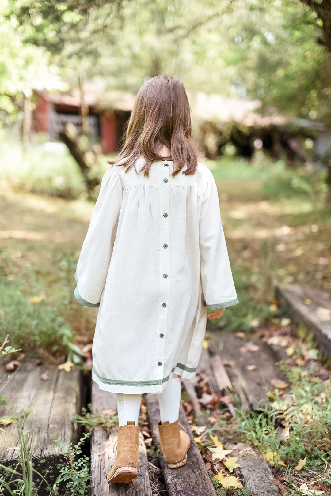 Embroidery Yoke Dress