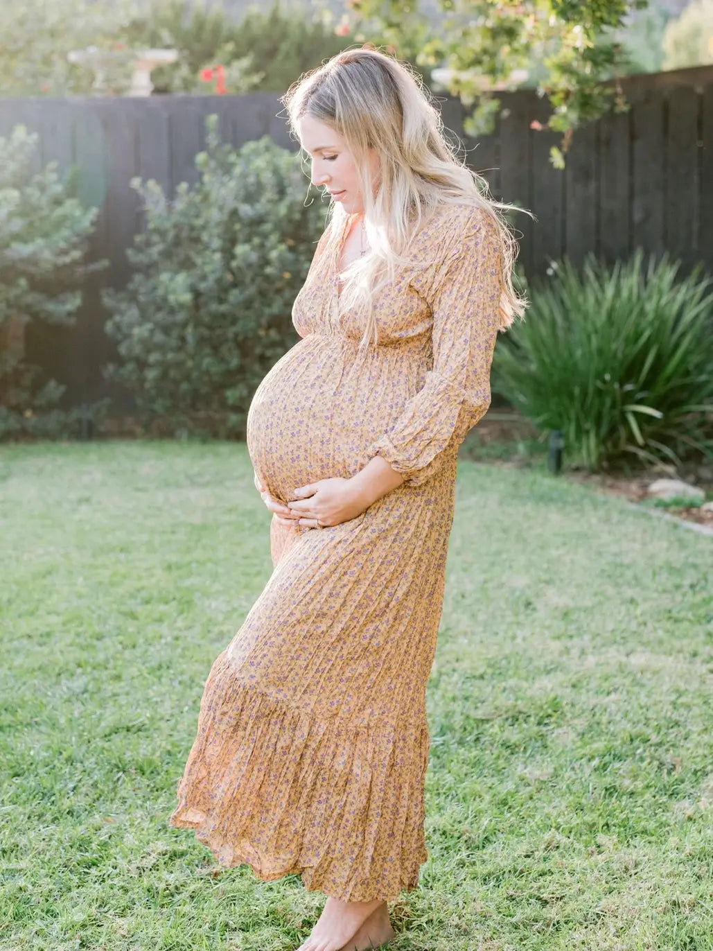 Floral Crinkle Dress